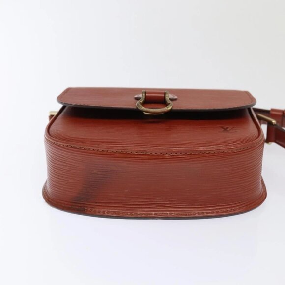 LOUIS VUITTON Epi Saint Cloud PM Shoulder Bag Brown M52213 LV Auth 94852 - Picture 7 of 15